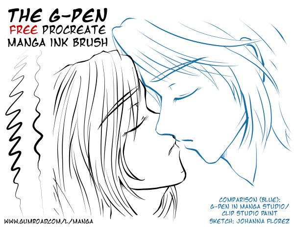 MANGA INK & ASIAN PAINT Brush Set: 25+ Procreate Brushes incl. Free Updates