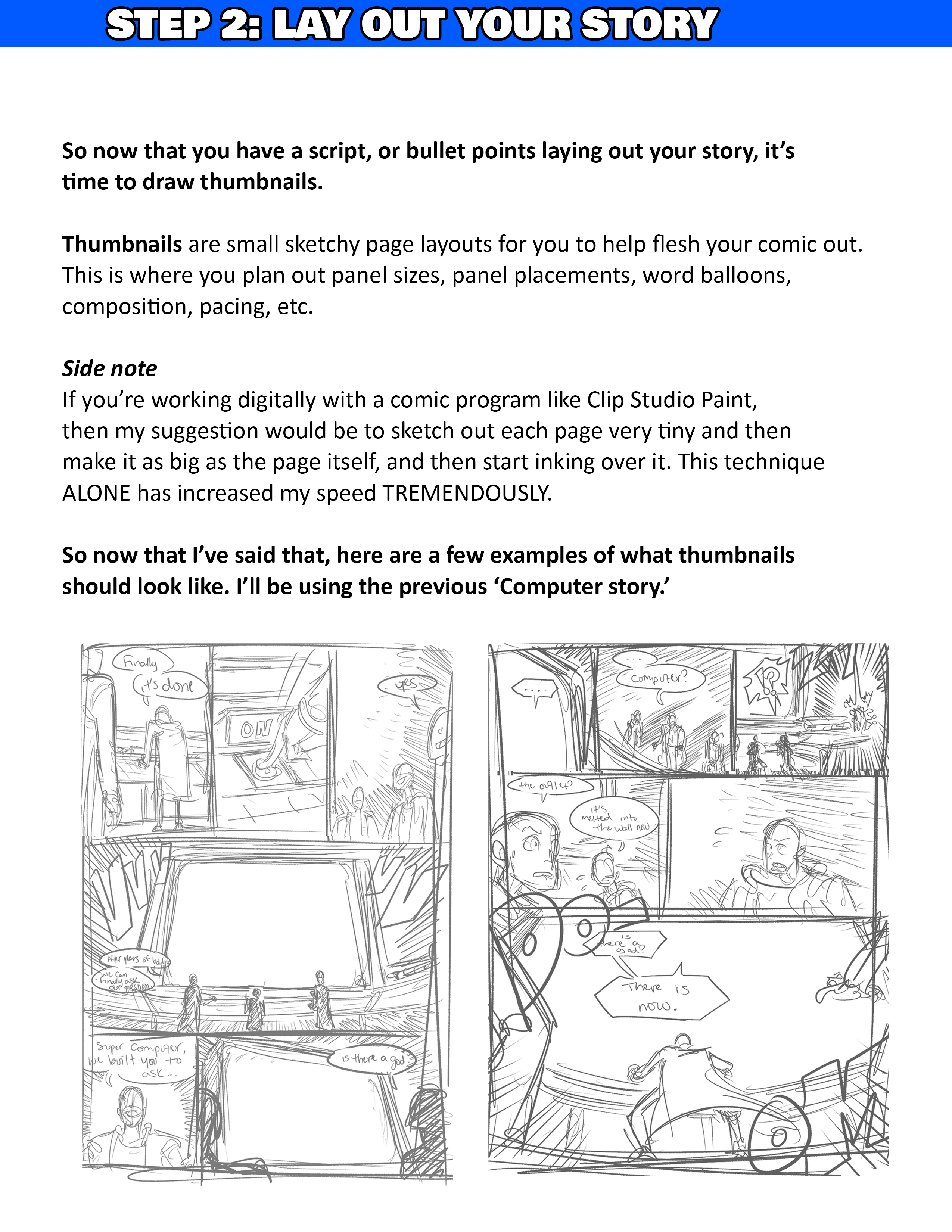 4 STEP GUIDE TO CREATING COMICS -  Updated