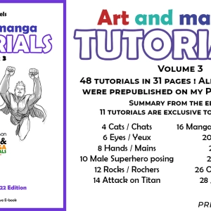 Art and manga tutorials Vol.3 (March 2022)