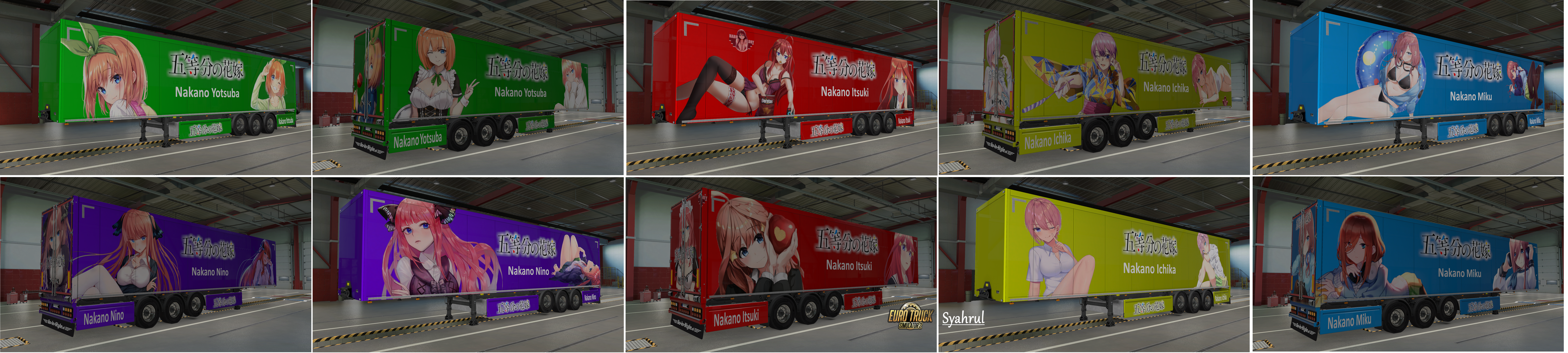 [ETS2] Gotoubun no Hayanome [Skinpack]