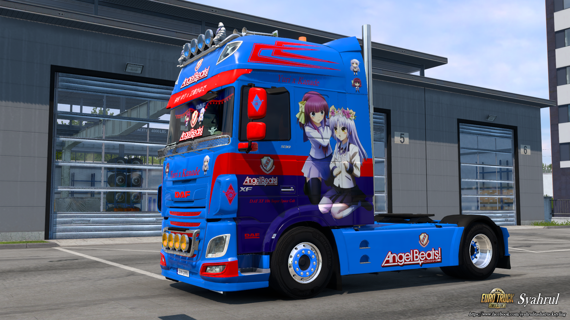 [ETS2] Angel Beats Anime [Skinpack]