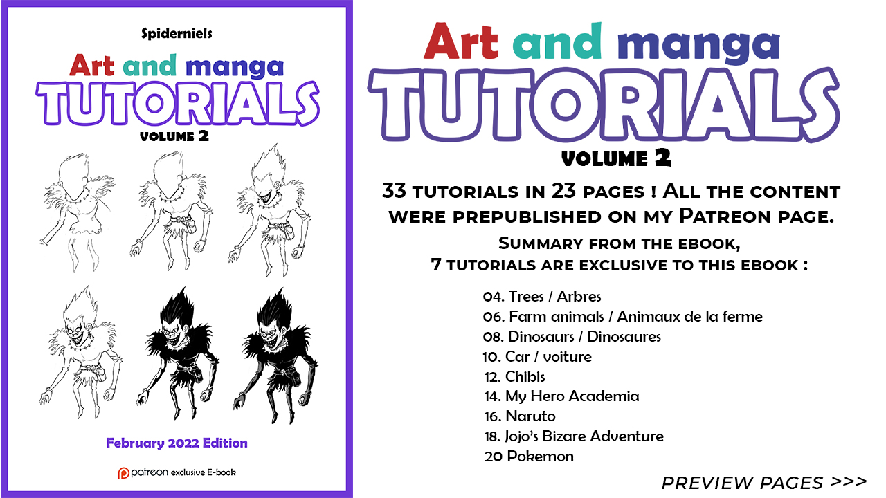 Art and manga tutorials Vol.2 (February 2022)