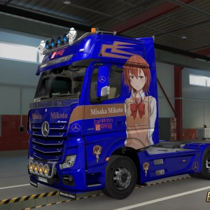 [ETS2] Misaka Mikoto [Skinpack]