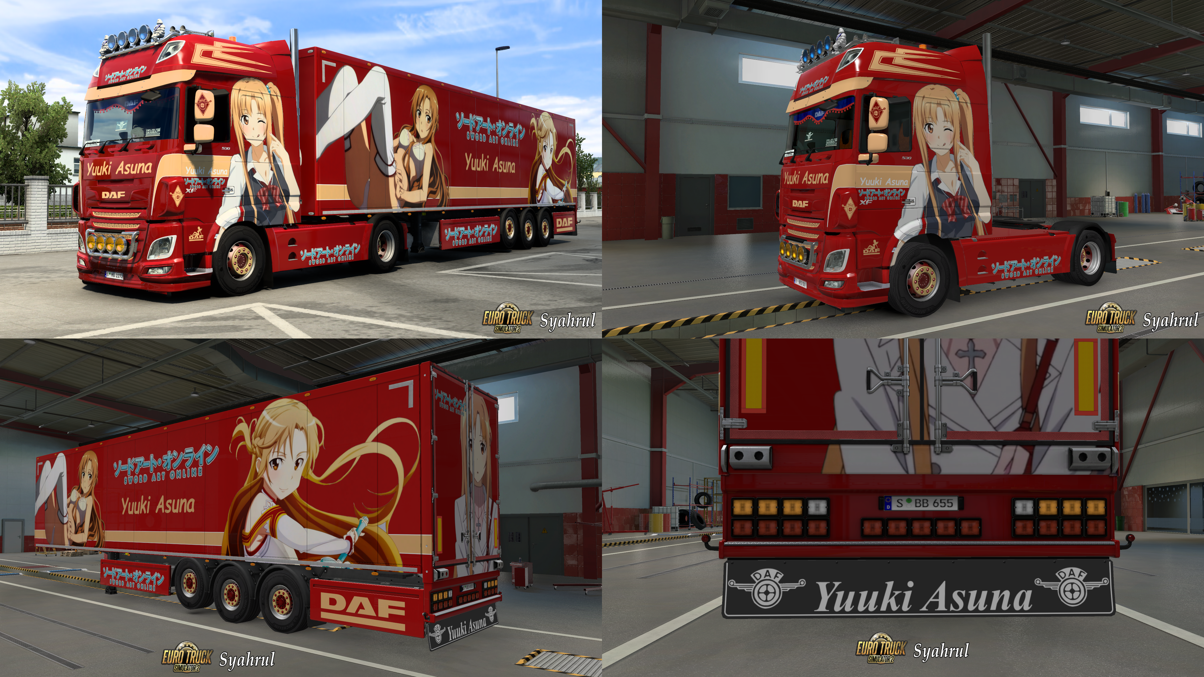 [ETS2] Sword Art Online ( ソードアート・オンライン) [Skinpack]