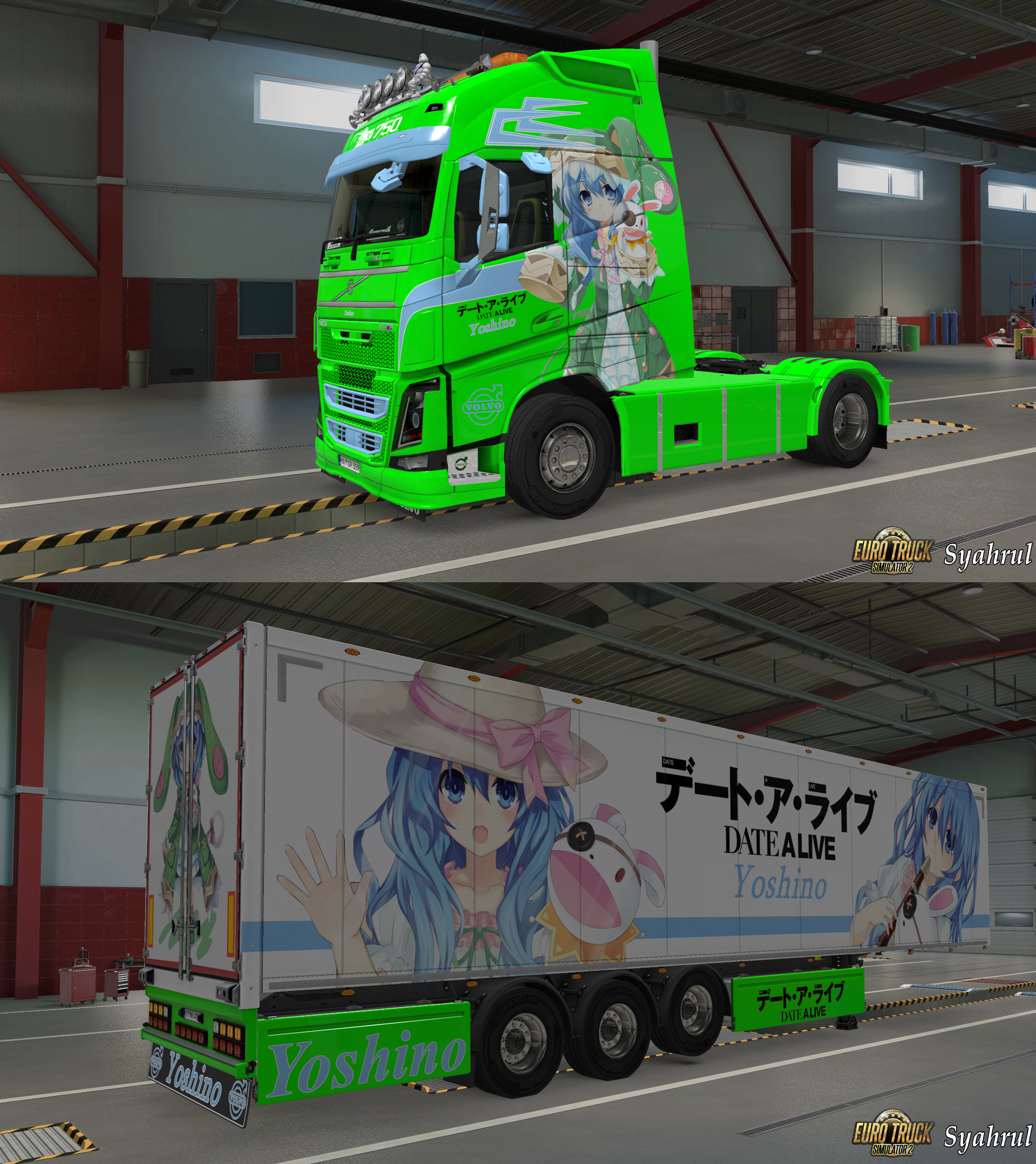 [ETS2] Date a Live Anime [Skinpack]