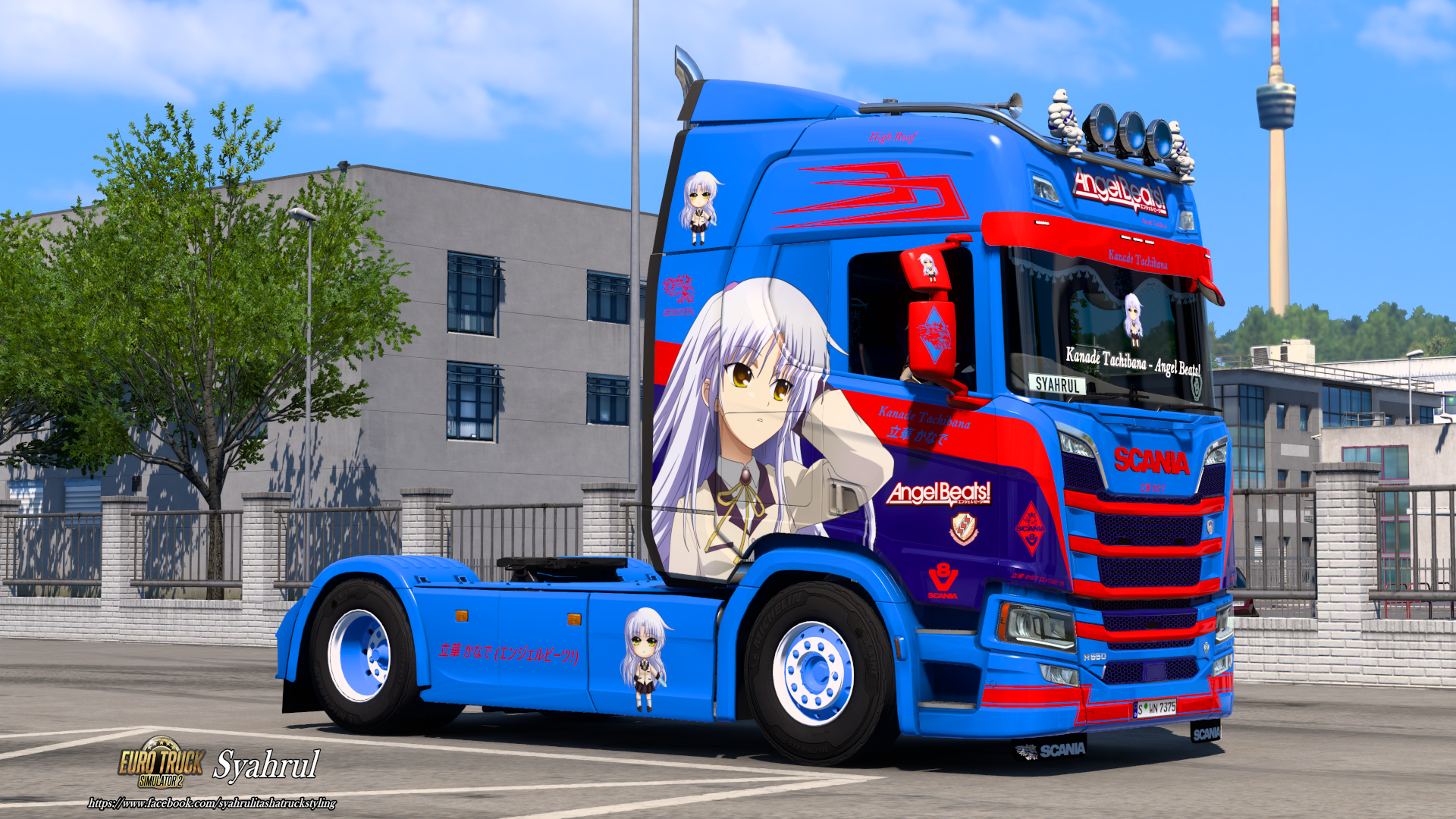 [ETS2] Angel Beats Anime [Skinpack]