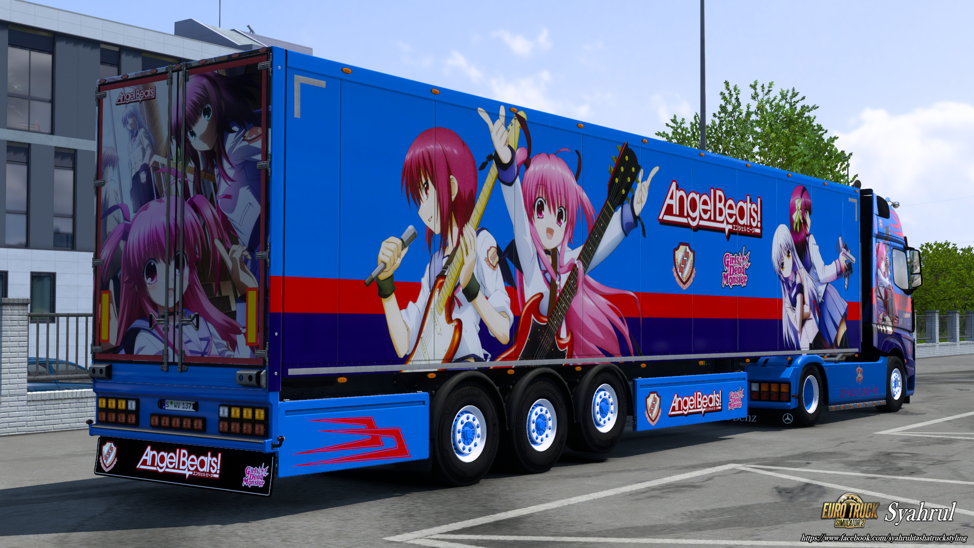 [ETS2] Angel Beats Anime [Skinpack]