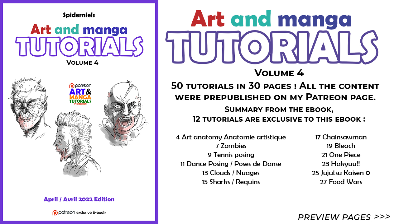 Art and manga tutorial Vol.4 (April 2022)