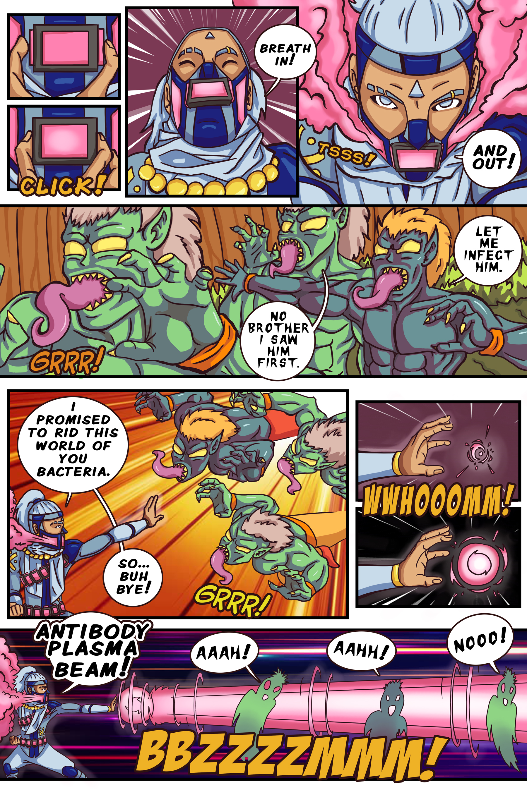 6 FREE Pages - "Vaper Rizers" Comic