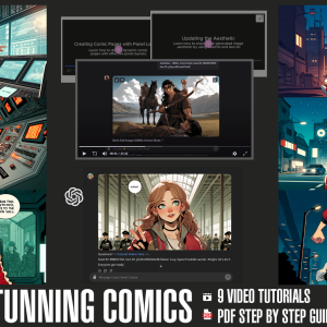 Step-by-Step Guide: Crafting Comics Using Custom ChatGPT (  Video Tutorials + PDF Guide + 1100 DALL·E 3 Style Prompts )