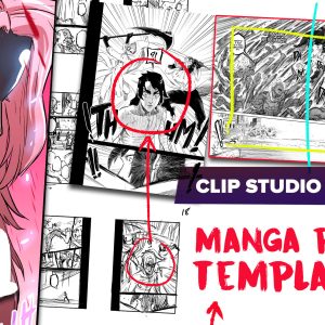 Clip Studio Paint Manga Page Size Templates - Whytmanga Pack #1